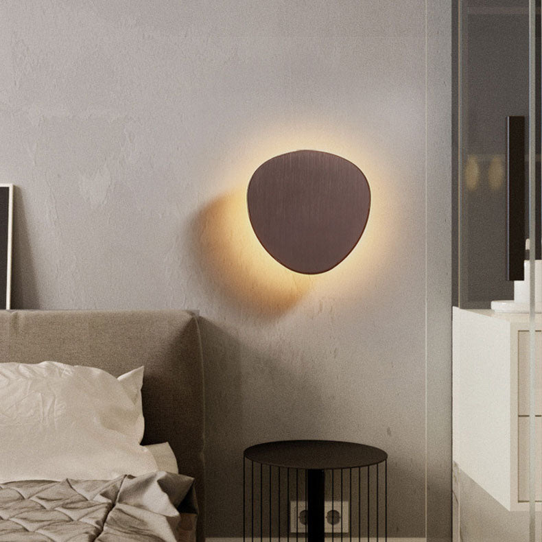 Scandinavian Round Aluminum Acrylic LED Wall Sconce Lamp