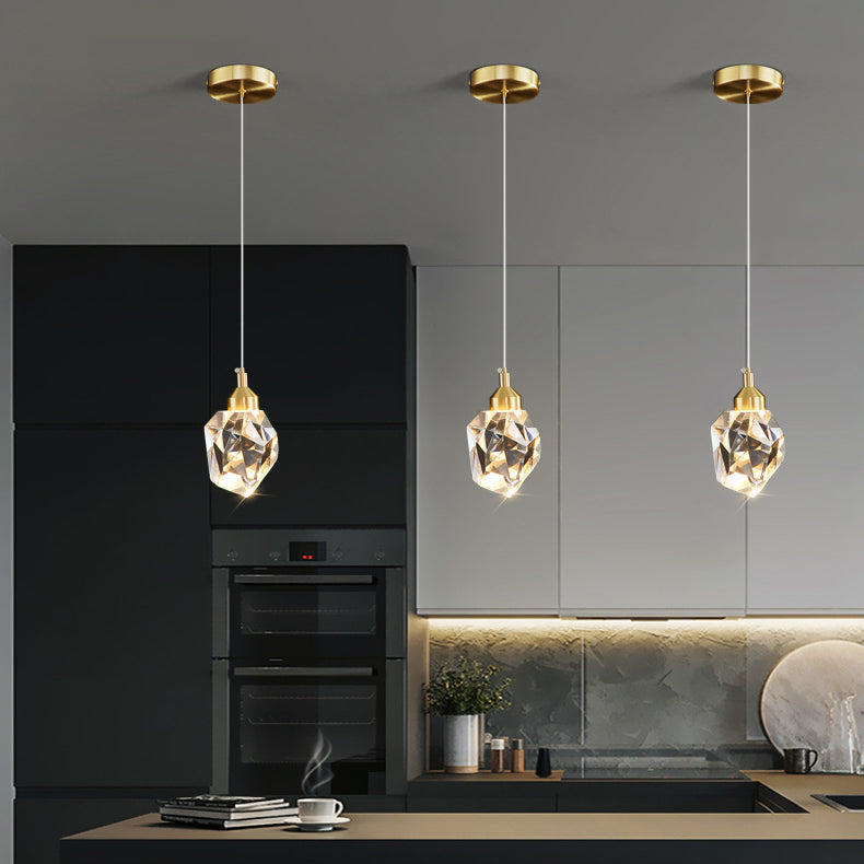 Modern Crystal Iron Pendant Light