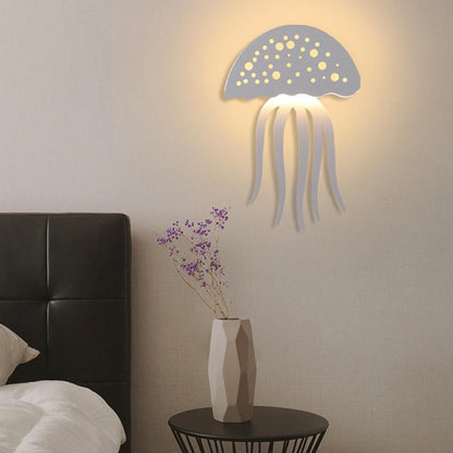 Modern Creative 1-Light LED Jellyfish Wall Lamp