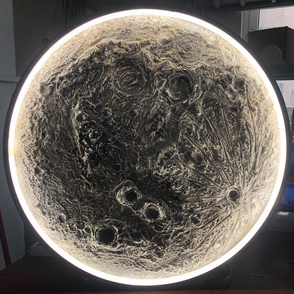 Minimalist Creative Moon Aluminum LED Wall Sconce Lamp