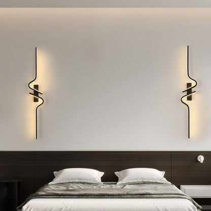 Creative Strip Aluminum Silicon Gel LED Wall Sconce Lamp