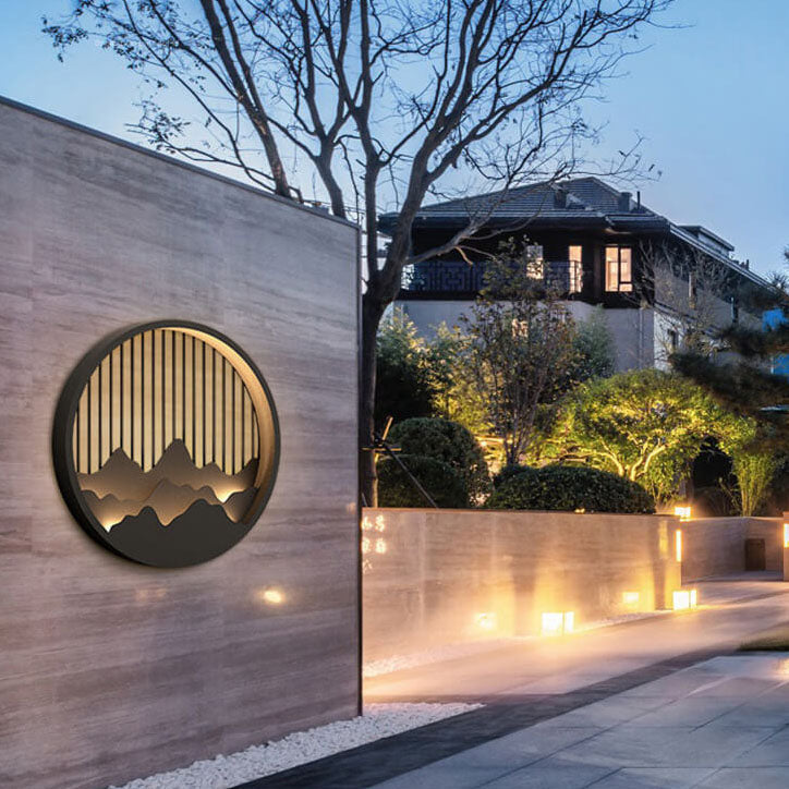 Chinese Steel PC LED Waterproof Outdoor Wall Sconce Light