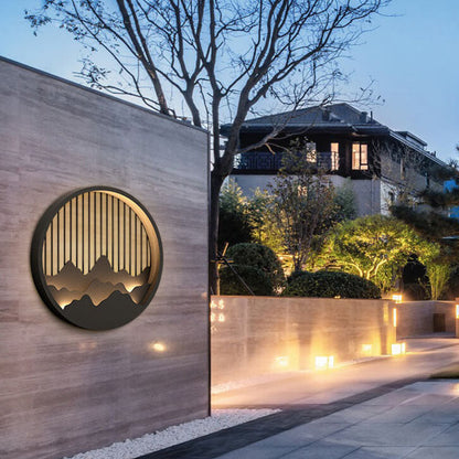 Chinese Steel PC LED Waterproof Outdoor Wall Sconce Light