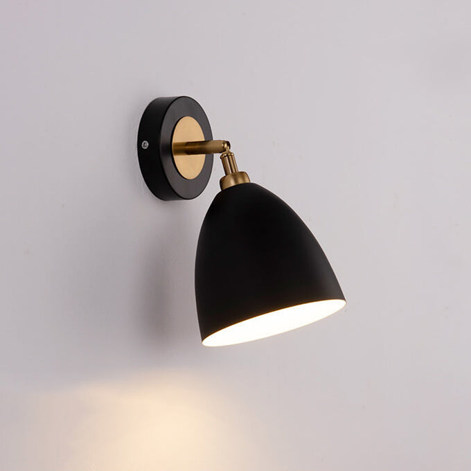 Iron Traditional Shape Shade 1-Light Wall Sconce Lamp