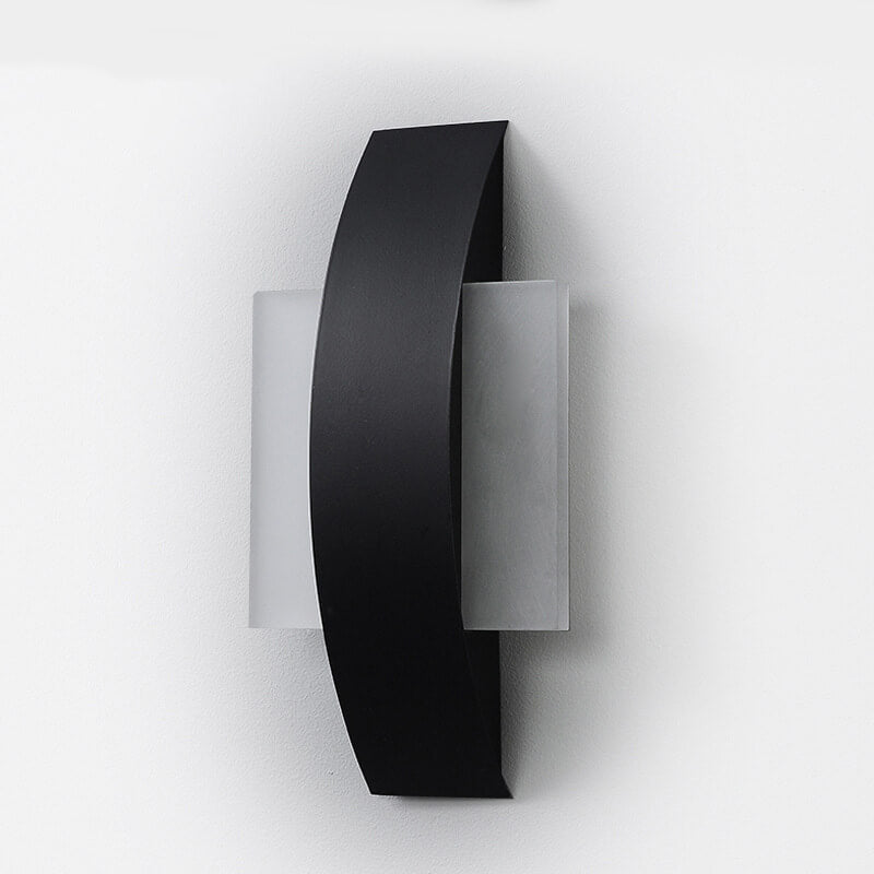 Minimalist Acrylic Geometric Ring LED Wall Sconce Lamp