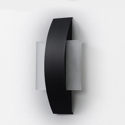 Minimalist Acrylic Geometric Ring LED Wall Sconce Lamp