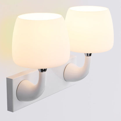 Dolphin Metal Resin Glass 1/2 Light Wall Sconce Lamp
