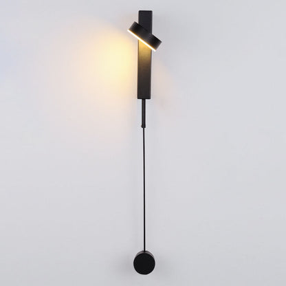 Hardware Acrylic Rotatable Round Shade LED Wall Sconce Lamp