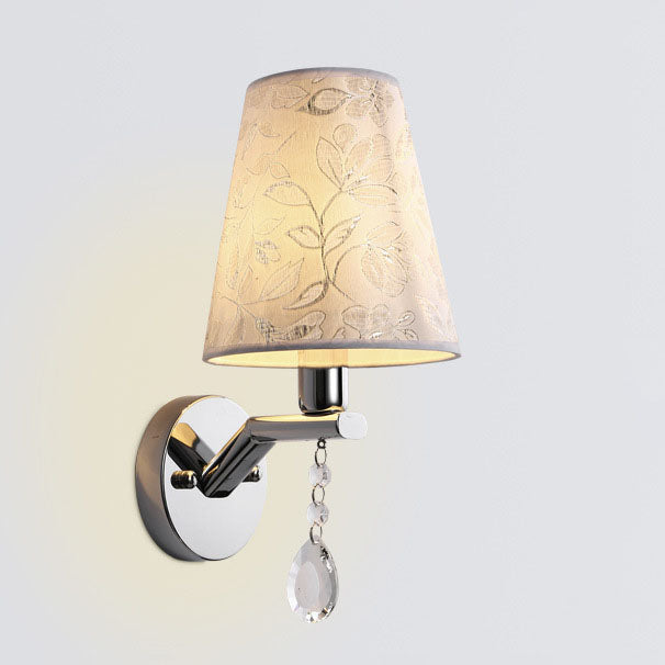Transitional Iron Frame 1-Light Wall Sconce Lamp