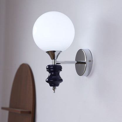 Simplicity Silver Finish Frame 1-Light Wall Sconce Lamp