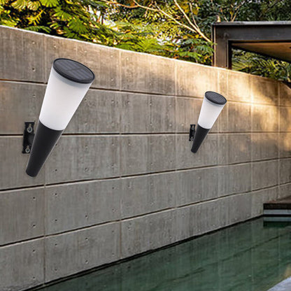 Solar Horn Design LED Outdoor Decoration Wall Sconce Lamp