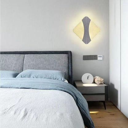 Round Diamond Hardware Acrylic LED Wall Sconce Lamp