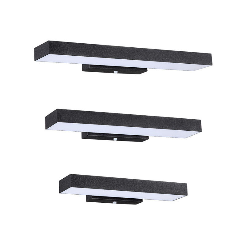 Modern Minimalist Flat LED Sensor Outdoor Wall Sconce