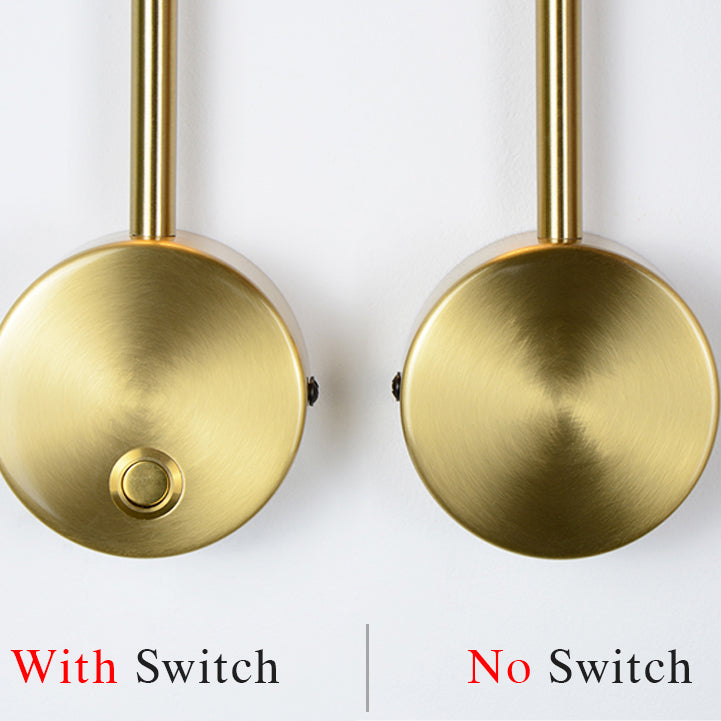 Solid Color with Switch Rotatable LED Wall Sconce Lamp