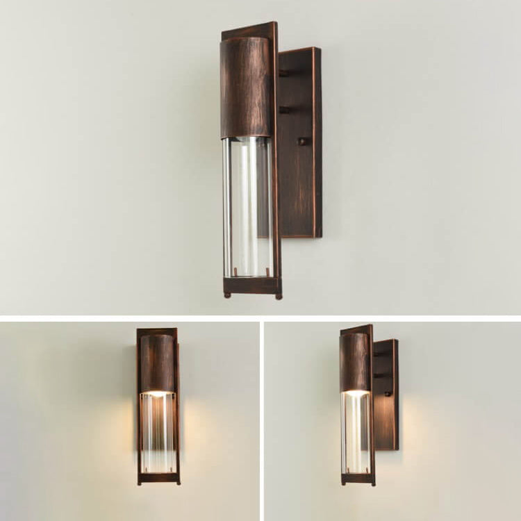 Industrial Antique Design 1-Light Outdoor Wall Sconce Lamp