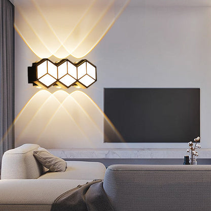 Waterproof Aluminum Acrylic Lozenge LED Wall Sconce Lamp