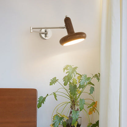 Scandinavian Adjustable Arm 1-Light Wall Sconce Lamp