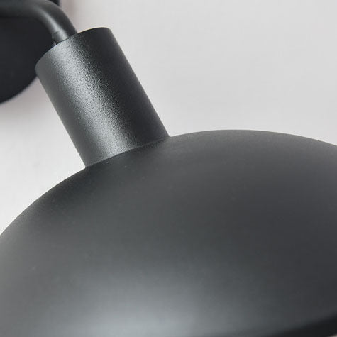 Minimalist Waterproof Round Iron 1-Light Wall Sconce Lamp