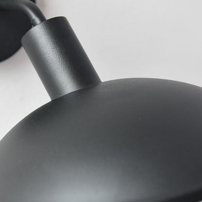 Minimalist Waterproof Round Iron 1-Light Wall Sconce Lamp