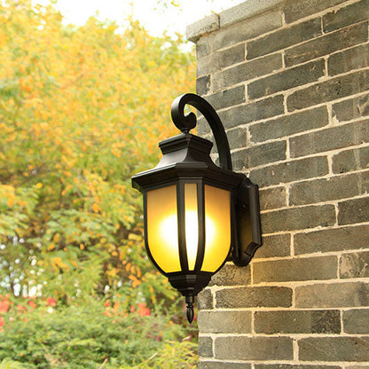 Aluminum Alloy Square Outdoor 1-Light Wall Sconce Lamp