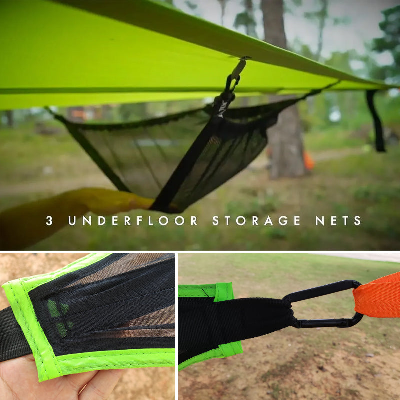 Triangle Hammock with Three-Point Anchor System