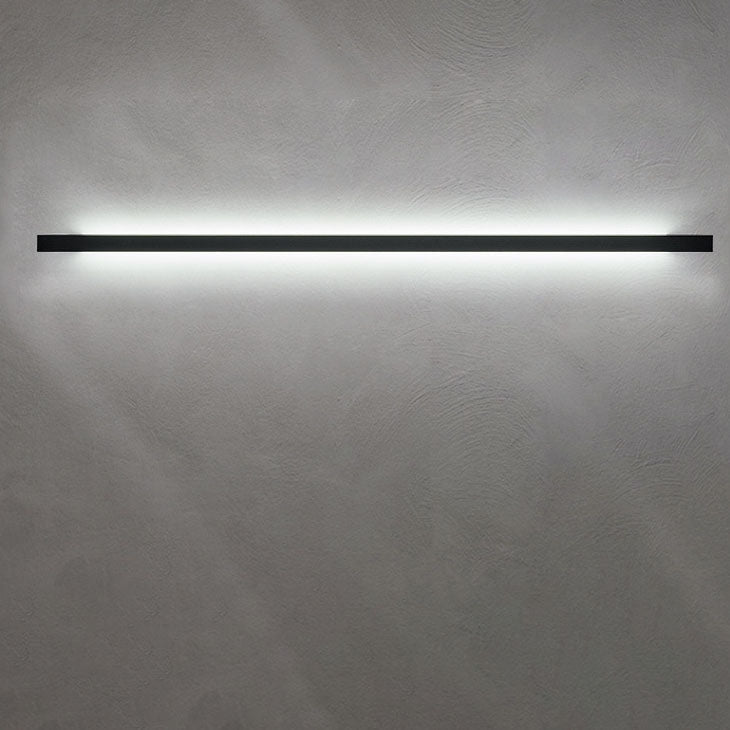 Simplicity Long Strip Iron Silicone LED Wall Sconce Lamp