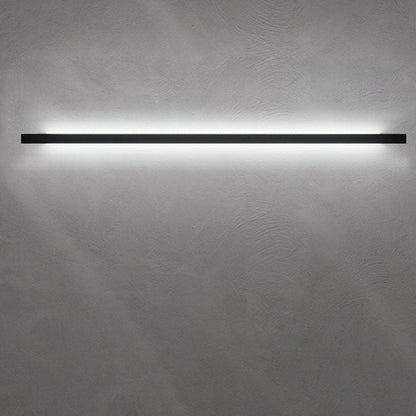 Simplicity Long Strip Iron Silicone LED Wall Sconce Lamp