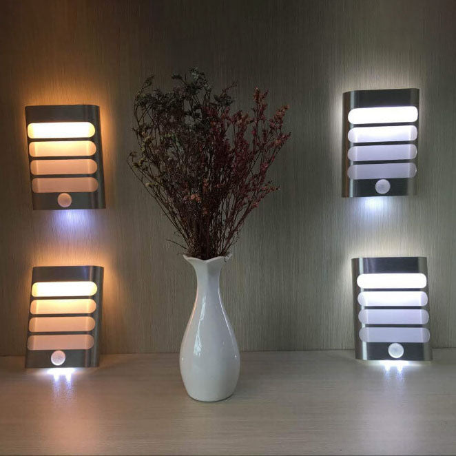 Rectangular Aluminum USB Rechargeable LED Wall Sconce Lamp