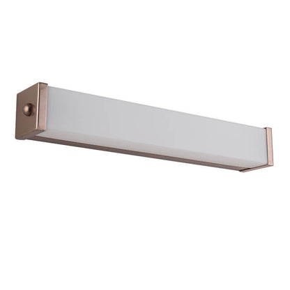 Rose Gold Square Strip Acrylic LED Wall Sconce Lamp