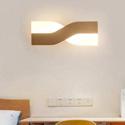 Creative Rotatable Funnel Iron Acrylic LED Wall Sconce Lamp