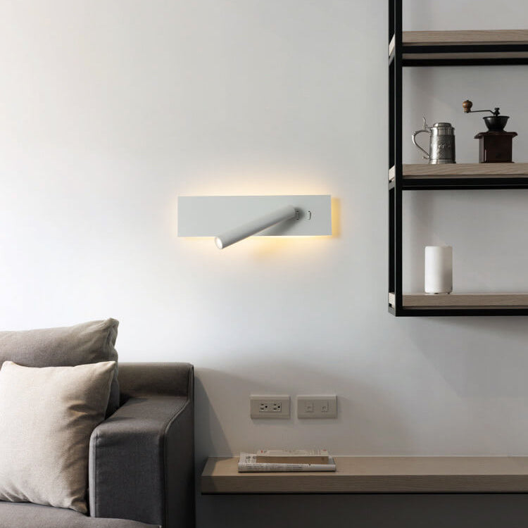 Rectangular Rotating Spotlight LED Wall Sconce Lamp