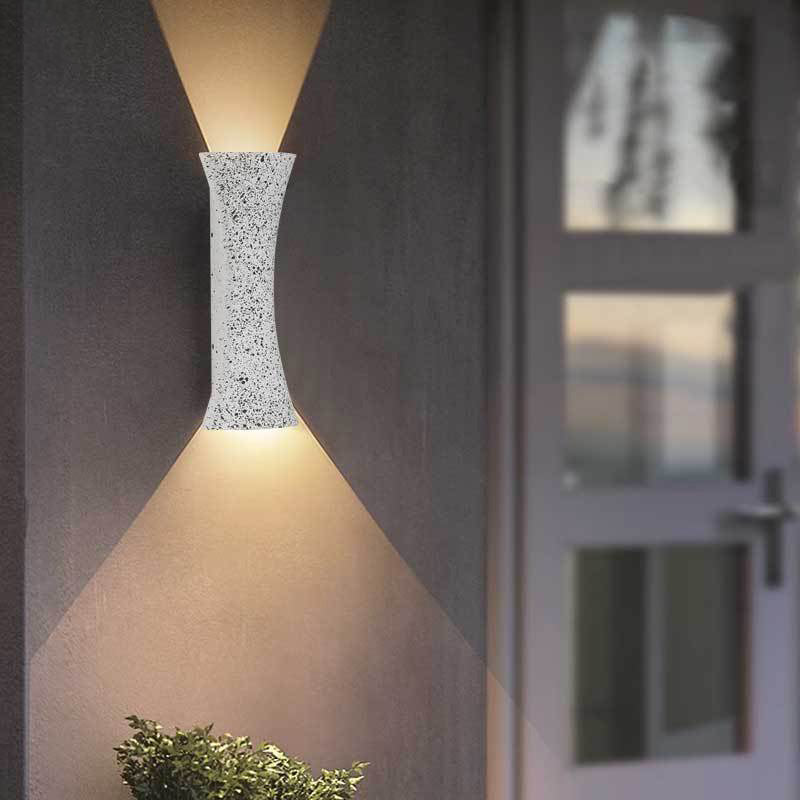Waterproof Illuminated Aluminum Lens LED Wall Sconce Lamp