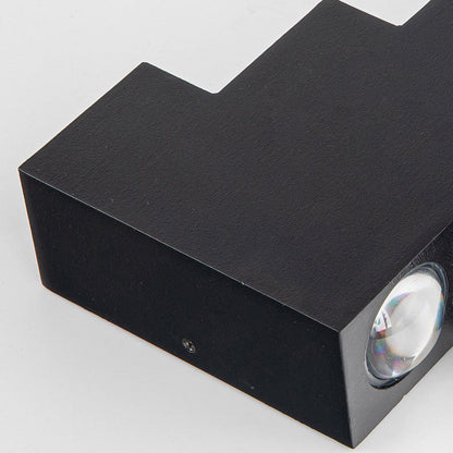 Square Luminous Outdoor Waterproof LED Wall Sconce Lamp