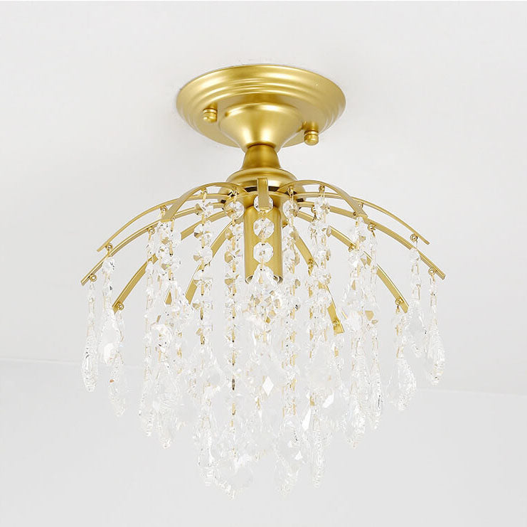 Modern Crystal Iron Ceiling Light