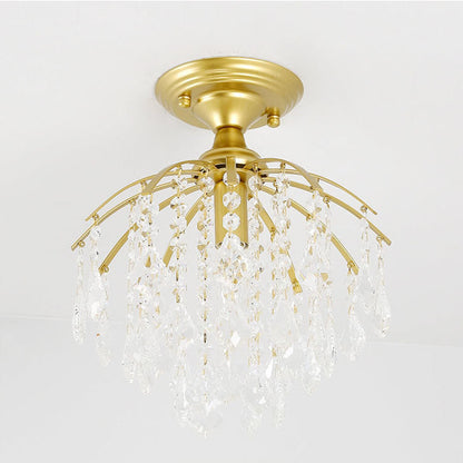 Modern Crystal Iron Ceiling Light