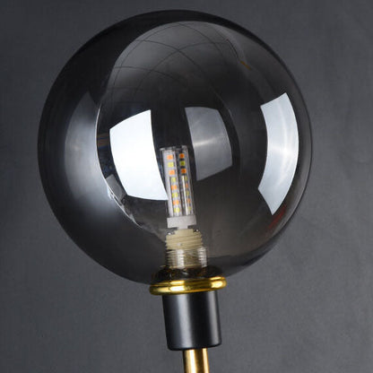 Light Magic Bean Glass Long Arm 1-Light Wall Sconce Lamp