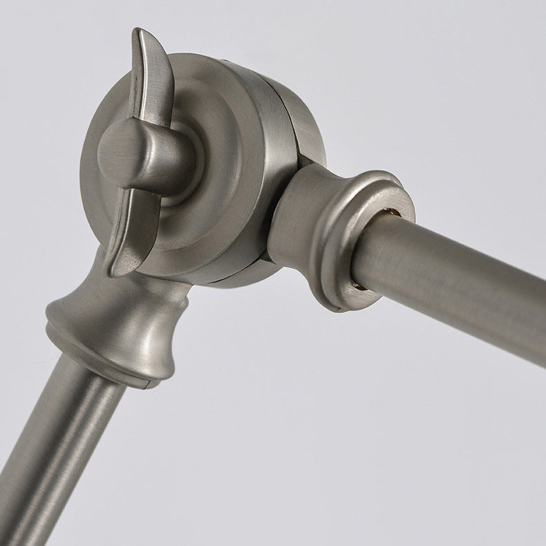 Simplicity Rocker Arm Long Rod 1-Light Wall Sconce Lamp