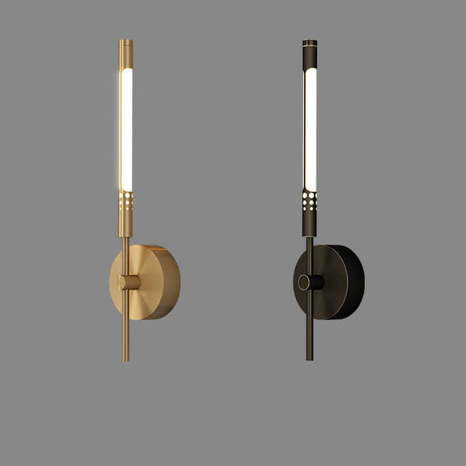 Light Luxury Cylindrical All-copper LED Wall Sconce Lamp