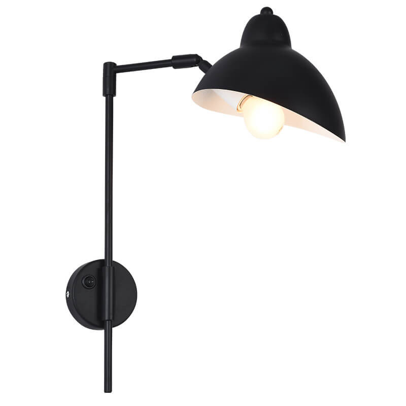 Iron Folding Telescopic Long Pole 1-Light Wall Sconce Lamp