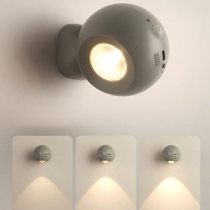 Modern Minimalist Orb USB ABS LED Wall Sconce Lamp