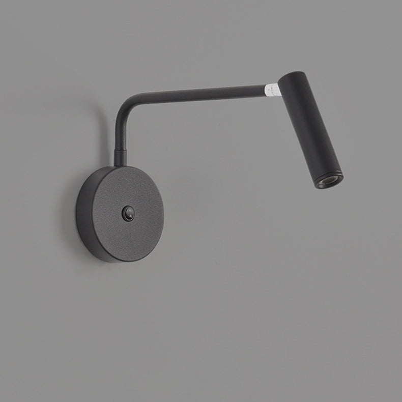 Cylindrical Rotatable Iron Aluminum LED Wall Sconce Lamp