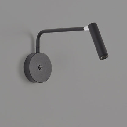 Cylindrical Rotatable Iron Aluminum LED Wall Sconce Lamp