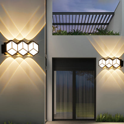Waterproof Aluminum Acrylic Lozenge LED Wall Sconce Lamp