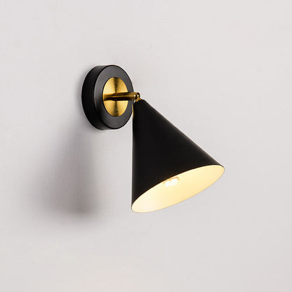 Minimalist Solid Color Rotatable 1-Light Wall Sconce Lamp
