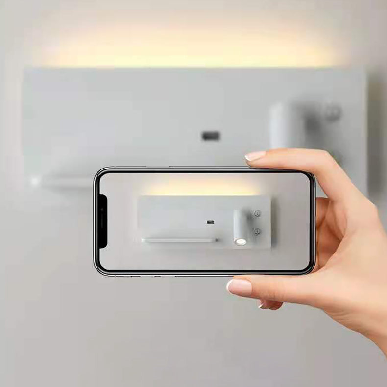 Rectangular LED Rotatable Spotlight Wall Sconce Lamp