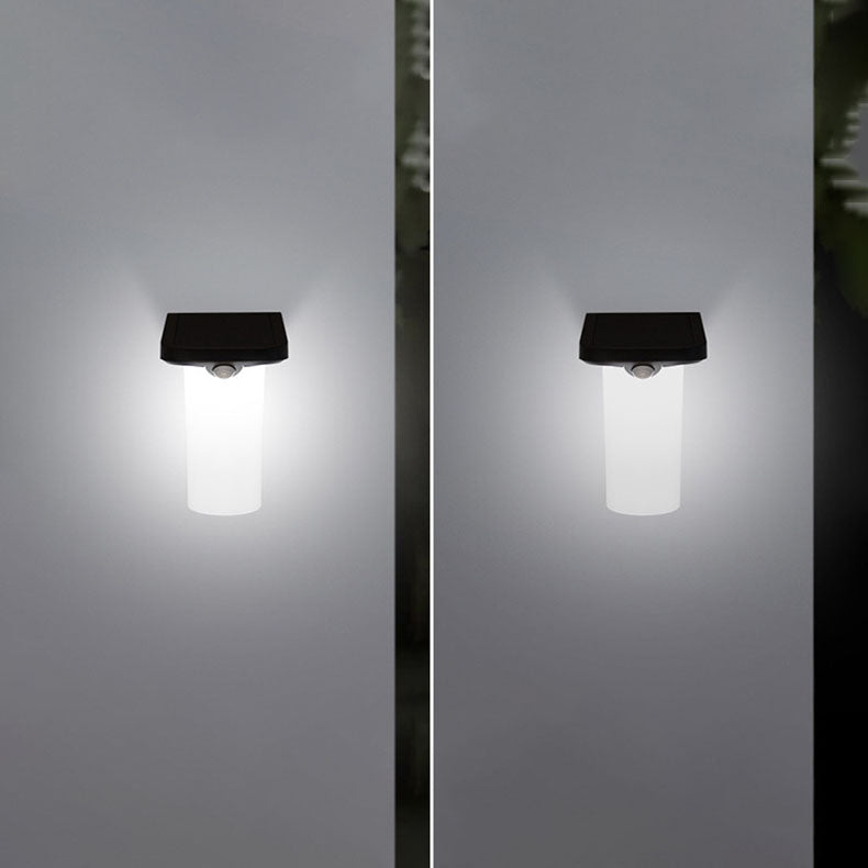 Simplicity ABS Column LED Outdoor Wall Sconce Lamp