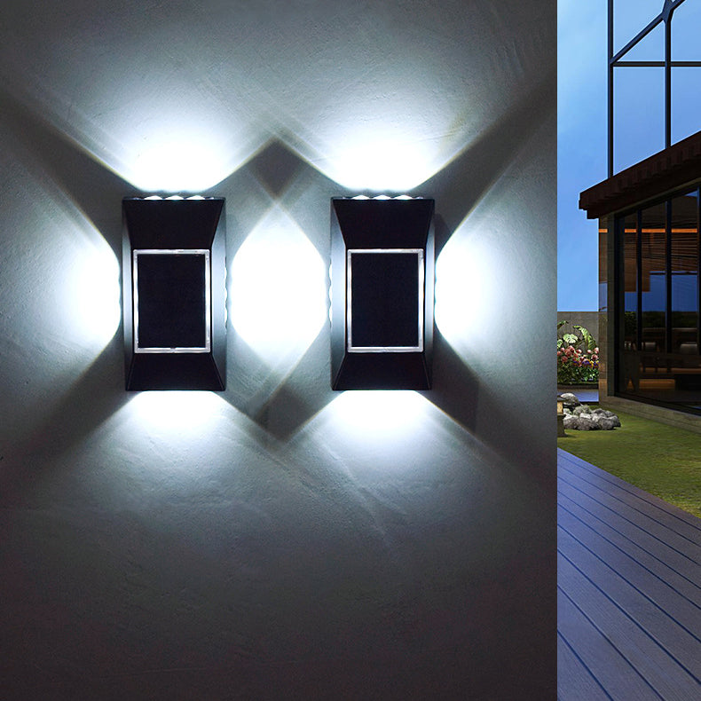 Simplicity ABS Plastic LED Outdoor Wall Sconce Lamp