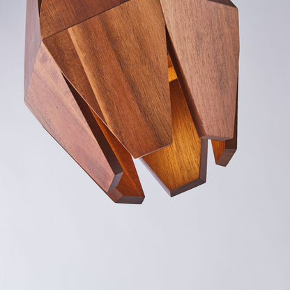 Japanese Round Hardware Wood 1-Light Wall Sconce Lamp