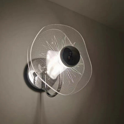 Nordic Acrylic Flower Shade Hardware LED Wall Sconce Lamp