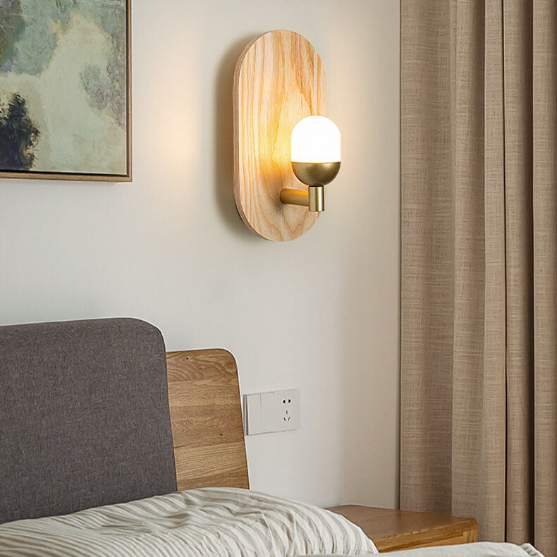 Acrylic Lamp Shade Log Brand 1-Light Wall Sconce Lamp